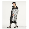 Trendy Clothing Sliver Long Down Coat for Ladies